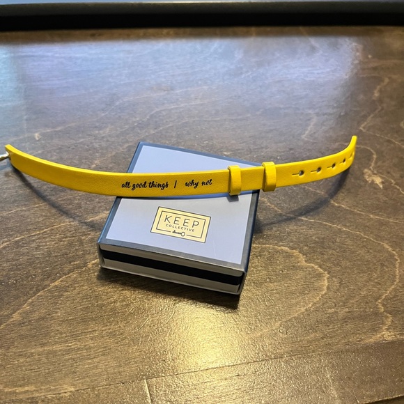 Keep Collective Marigold/Camel Leather Keeper - Picture 7 of 8